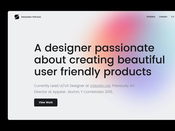 ux designer portfolio